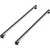 HOMCOM Barre portatutto da tetto per auto con serratura, 2 chiavi fornite, in lega di alluminio x 5,5x7 c