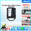OSSURET Autoradio Android 14 con Schermo 9.7" 2DIN e Telecamera 360° per Opel Astra J Buick Verano 2009-2015, Stile Tesla con Carplay, Lettore Multimediale GPS Stereo Navi 7862, Autoradio Intelligente