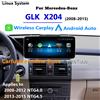 JUN TIAN Autoradio Linux per Mercedes Benz GLK X204 GLK200 2008-2015 NTG4.0 con CarPlay Wireless, Android Auto, Airplay e schermo ultra-sottile