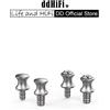 DD ddHiFi DustCap Coperture antipolvere per porta cuffie in lega di titanio da 3,5 mm/4,4 mm, connettore metallico anti-interferenza per lettore audio