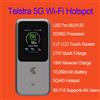NONE Router WiFi Portatile 5G ZTE Telstra U50 Pro MU5120, 10000mAh, Ricarica Rapida 27W, WiFi 6 AX3600, Hotspot Mobile 5G 4G LTE CAT22