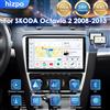 Hizpo 2 Din Android 8 Core Autoradio per Skoda Octavia 2 2008-2013 Lettore Multimediale Video Navigazione Carplay Stereo GPS Schermo Telecamera 360