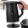 NONE Bollitore elettrico Adler AD 1350 LED 1.7L 40-100 ° Pannello Touch C 2200 W Nero