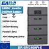 EASUN POWER Inverter Domestico 2.4KW, Sistema di Accumulo Energetico Intelligente per Balcone con Batteria da 2.4KWH, Supporto Connessione alla Rete, WIFI