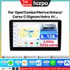 HIZPO Autoradio Android Universale 2Din 9'' per Opel Astra H G J Zafira B Corsa C D Antara Vectra Vivaro GPS RDS DSP CarPlay