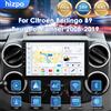 HIZPO Radio Multimediale Intelligente Hizpo per Citroen Berlingo B9 Peugeot Partner 2008 - 2019, Schermo Touch per Auto, CarPlay Wireless, Android Auto, GPS, AI Vocale