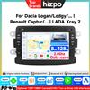 Hizpo Autoradio da 7 Pollici con CarPlay e Android per Renault Dacia Sandero/Duster/Logan/Dokker 2010-2015, GPS Multimediale, Bluetooth, FM