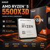 AESTHET NUOVO Processore Gaming AMD Ryzen 5 5500X3D R5 5500X3D 3.0GHz 6-Core 12-Thread 96M Cache L3 Socket AM4 105W 7NM DDR4 CPU Desktop Senza Ventola