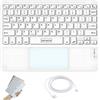 Zenwire Tastiera wireless Bluetooth con touchpad SLIM per telefono, tablet, iPad Zenwire WLK-619