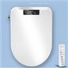 ECOFRESH INTHECONNECTION EcoFresh D Sedile WC Intelligente a U con Bidet Elettrico, Luce Notturna, Spruzzatore Intelligente, Funzione Caldo/Freddo, Pulizia e Massaggio