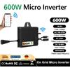 Sukflow Micro Inverter Certificato VDE CE 600W Grid Tie MPPT per Pannelli Solari, Inverter Solare SV600W AC 230V con Monitoraggio Wi-Fi e Limitatore di Potenza