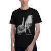 NONE Maglietta Uomo 100% Cotone, T Shirt Manica Corta con Stampa Mani Gesture Hip Hop Streetwear, Girocollo Casual Oversize, Top Traspirante Morbido Estivo, Tee Grafica Moda Harajuku per Uomo Donna