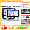 OSSURET 6115 Autoradio Carplay Android Auto per Ford Focus Mk2 MK3 2004 - 2011 Lettore video multimediale GPS 360 Cam Sistemi intelligenti con ventola Bluetooth DSP RDS 4G Wifi