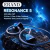 ERAND RESONANCE 5 Auricolari Ibridi HIFI In-ear con Cavo, 2DD+2BA+1MP, 5 Driver, 5 Tubi, 5 Vie, Cuffie Monitor