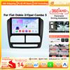 OSSURET Autoradio Android Auto per Fiat Doblo 2 2010 - 2014 Opel Combo 3 2011 - 2018 Lettore multimediale Carplay wireless Telecamera 360 Audio GPS sistemi intelligenti SWC RDS Bluetooth 4G Wifi