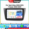 HIZPO Autoradio Android 9'' per Seat Altea XL Toledo 2004 - 2015 Lettore Multimediale GPS Navigazione Carplay Schermo Touch QLED Stereo Auto
