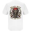 NONE T-shirt da uomo con stampa teschio pirata vintage, T-shirt casual in cotone a maniche corte, grafica skull rum stile rock biker, streetwear estivo girocollo, top moda uomo hip hop, regalo divertente