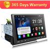 ATOTO Autoradio Android da 10 pollici adattabile a 1Din/2Din, schermo retrattile flottante con telecamera, DSP/FM/RDS, WIFI, Bluetooth, Apple CarPlay, Android Auto, unità principale A5L Atotozone