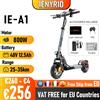 IENYRID Monopattino Elettrico Pieghevole IENYRID A1 800W/48V/12.5 AH, Velocità Massima 45KM/h, Autonomia 20-30KM, E-Scooter Urbano per Adulti