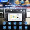 Hizpo Sistemi Intelligenti per Auto da 7 Pollici per Volkswagen VW Touareg Multivan T5 Transporte 2004-2009 GPS 2din Wireless CarPlay Android Auto Lettore Multimediale GPS