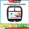 HIZPO Autoradio Android per Mitsubishi ASX 1 2010-2016, Stereo QLED, Lettore Multimediale Video, GPS, Controllo Vocale AI, CarPlay, Unità Principale 4G DSP