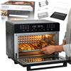 NONE Forno Elettrico con Funzione Air Fryer 30L 2200W, Grill a Convezione con Girarrosto, 24 Programmi