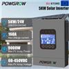POWGROW Inverter Off-Grid 5000W MPPT 24V 60-450VDC 9000W Solare 160A Caricabatterie 10KW con Modalità Generazione 20ms Senza Batteria per Casa