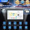 HIZPO Sistemi Intelligenti per Auto Hizpo per VW Skoda Rapid Seat Toledo 2013-2019, GPS Multimediale Stereo per Seat Toledo 2015-2018