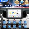 Hizpo Autoradio Multimediale con Navigatore GPS per Fiat 500 2016-2019, Unità Principale Stereo, CarPlay Wireless, Schermo QLED, Wifi 4G, Telecamera 360, AI