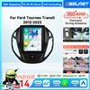OSSURET Autoradio Android 9.7'' con telecamera a 360° per Ford Transit Tourneo Courier 2013-2021, Carplay, schermo intelligente, 2DIN 7862, unità principale.