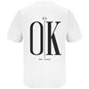 NONE T-Shirt Uomo con Stampa Retro OK Don't Worry, Maglietta Casual Manica Corta Girocollo, Top Streetwear Minimalista Oversize, Maglia Estiva in Cotone per Uomo, Fashion Tee Unisex per Palestra Viaggio