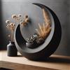 NONE Crescent Moon Zen Planter - Scultura Minimalista e Porta Piante