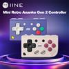 IINE Mini Gamepad Retrò per Nintendo Switch 2/1 iOS Android PC Tablet IINE Controller Portatile E-book PPT Cambio Pagina Ananke Gen 2