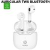 NONE Mini auricolari stereo wireless Bluetooth TWS tascabili, custodia di ricarica da 300 mAh, suono di alta qualità per chiamate e videochiamate. Cuffie compatte per iPhone, Huawei e Xiaomi