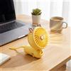 NONE Mini ventilatore portatile con orecchie da gatto, ricaricabile tramite USB, flusso d'aria a 3 velocità, ventilatore elettrico portatile, mini ventilatore portatile potente, pieghevole, adatto per