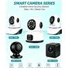 Nuova Telecamera IP WiFi PTZ HD 1080P Aggiornata, Impermeabile IP66 per Esterni, con Allarme Movimento, Tracciamento Automatico, Visione Notturna a Colori, Audio Bidirezionale, Funzione Baby Monitor e