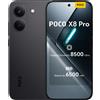 XIAOMI Smartphone POCO X8 Pro 5G con Dimensity 8500-Ultra, Display AMOLED 1.5K da 6.59 Pollici 120Hz, Batteria 6210mAh, Fotocamera 50MP OIS, NFC, IP68