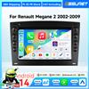 OSSURET Sistemi intelligenti per auto Android Auto da 7 pollici per Renault Megane 2 2002-2006 2007 2008 2009 Autoradio GPS radio 7862 8Core Carplay