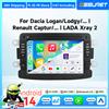 OSSURET Autoradio Android 14 da 7 Pollici per Dacia Logan DOKKER Duster Lodgy Sandero 12-17 Renault Duster Symbol Captur Carplay 2DIN Senza DVD