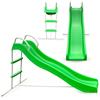 Hypermotion Scivolo da giardino HyperMotion grande con scaletta e scivolo acquatico per bambini, gioco da esterno per giardino 3+ anni, design stabile