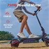 iScooter Lo scooter elettrico Iscooter W8 è dotato di un motore da 750W, ruote da 9,3 pollici, una batteria da 48V 14Ah, doppia sospensione, una velocità massima di 40 km/h e pneumatici per tutti i tipi di