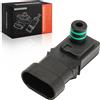 Frankberg Sensore di pressione del tubo di aspirazione Frankberg 1x per Dacia Dokker Duster Logan Sandero Renault Clio 1.2L 1.6L 7700101762 2508500 Q0B 5S12142