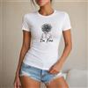 NONE Maglietta da donna con stampa psicologica, stile casual e streetwear, maglietta da donna 100% cotone, disegno testa caotica con scritta I'm Fine, per il tempo libero, l'estate, i viaggi, lo shopping,