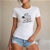 NONE Maglietta da donna 100% cotone, stile casual e divertente, con stampa umoristica Hey! Questo simpatico disegno è perfetto per il tempo libero, le vacanze, l'estate, la spiaggia, lo shopping, un regalo