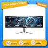 TITAN ARMY Monitor da Gaming TITAN ARMY C49C1S Fast VA, Curvo 49 Pollici 32:9, Curvatura 1800R e Risoluzione Dual QHD (5120 × 1440), 240Hz, 1ms MPRT, 1,07 Miliardi di Colori (8-Bit + FRC), HDR400, Supporta KVM