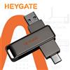 HEYGATE USB 3.2 Type-C Dual Interface OTG U Disk 150 MB/s Flash Drive con trasferimento rapido della memoria per smartphone Android e notebook