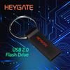 HEYGATE Chiavetta USB in Metallo HEYGATE 128GB 64GB 32GB 16GB 8GB con Portachiavi per PC, Laptop, Auto, TV - Veloce, Plug & Play, Mini Pendrive