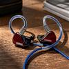 ERAND RESONANCE 5 RED 2DD+2BA+1MP Auricolari Ibridi IEMs Cablati HIFI In-ear, Cuffie Monitor a 5 Driver, 5 Tubi, 5 Vie