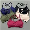 NONE Reggiseno Sportivo da Donna Senza Cuciture, Top Corto per Fitness e Yoga, Abbigliamento da Palestra, Reggiseno da Corsa Senza Logo