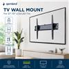 GEMBIRD (欧盟) Supporto TV Parete Universale 37-70 Pollici Inclinabile, Staffa TV VESA 600x400, Supporto a Muro per Smart TV LCD LED Plasma, Ultra Slim 53mm, Portata 40kg, Montaggio Facile con Livella Integrata